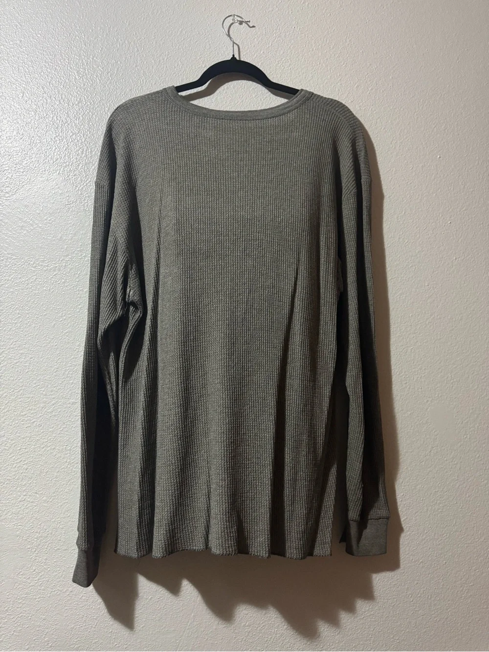 Avengers Dark Grey Waffle “Roadie’s Henley” Size XL - Picture 3 of 8